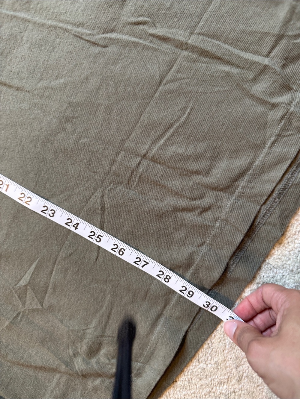 Carhartt Long-Sleeve Pocket T-Shirt — Olive Green - Picture 3 of 7